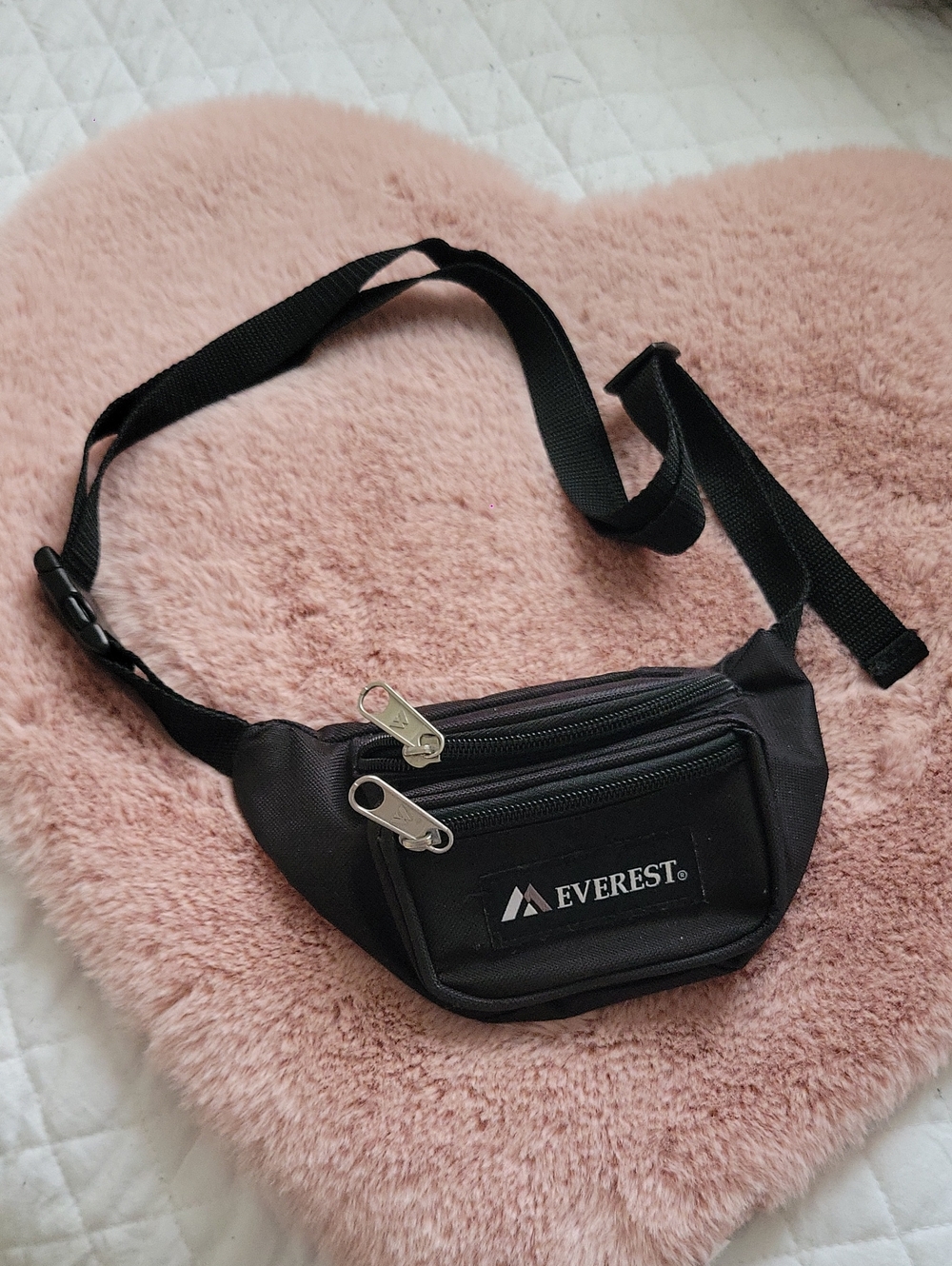 Black  Waist Pack - Compact Fanny Pack